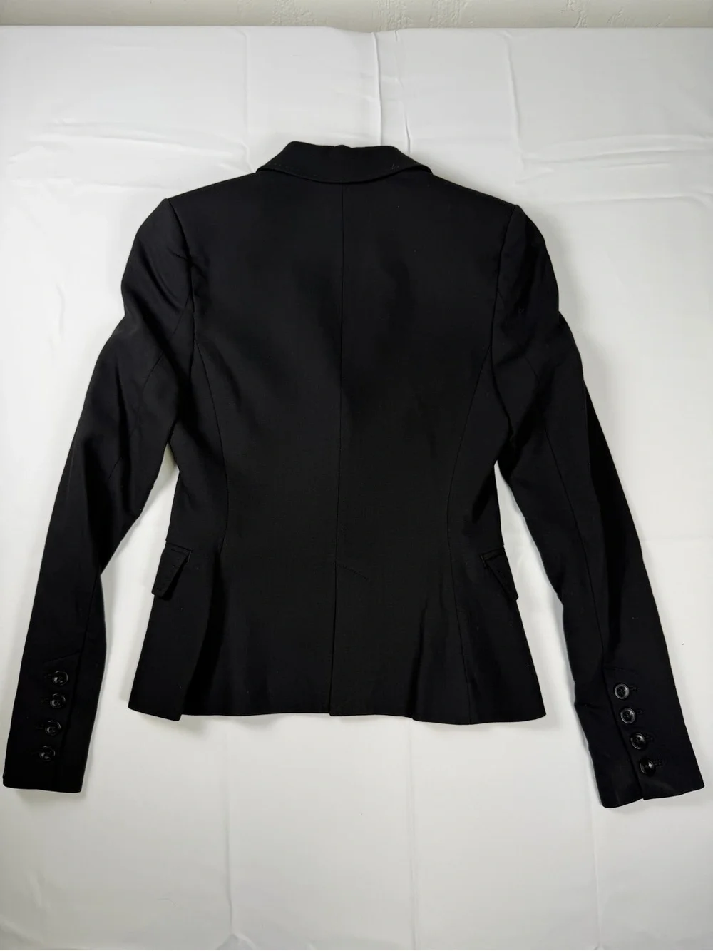 Flavio Castellani Classic Black Italian Tailored Women's Blazer - Slim Fit